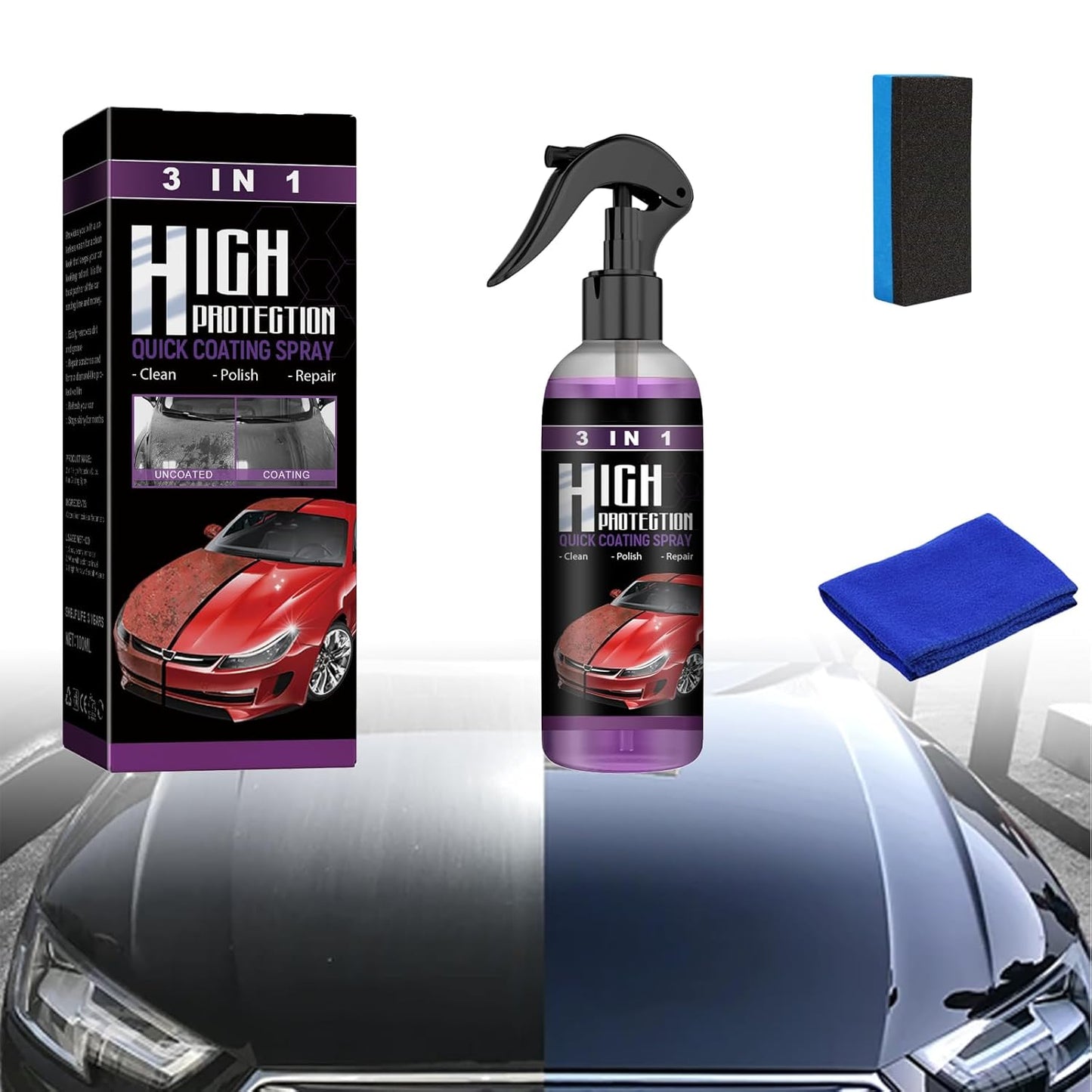 3 IN 1 PREMIUM PROTECTOR AND RESTORER FOR VEHICLES