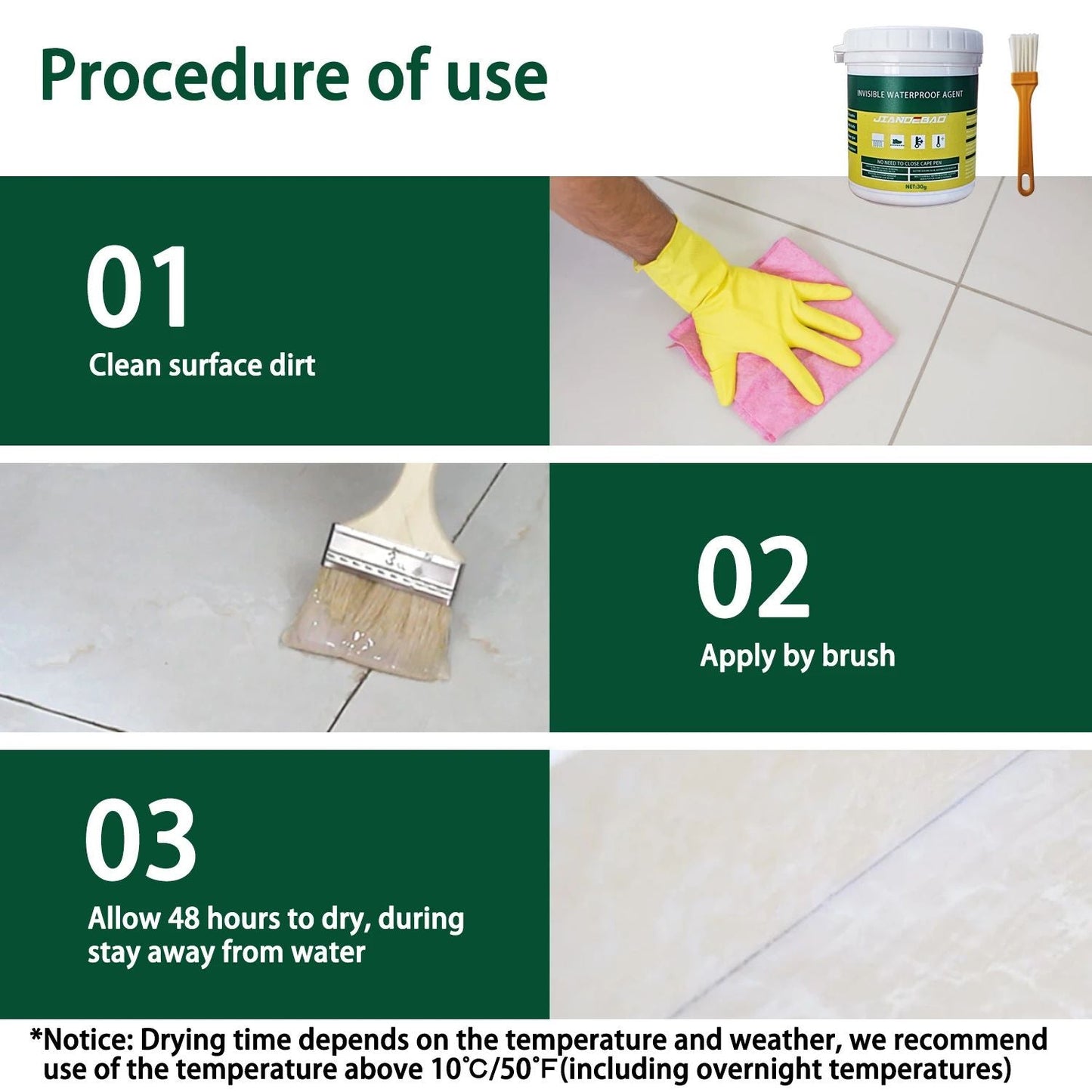 ZD MAX Waterproof Coating Kit - 300g